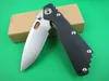 Classic Survival Folding Kniv 8CR13mov Satin Finish Blade Rostfritt stål + G10 Hantera EDC Pocket Folder Knivar med Retail Box