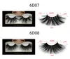 Super Long 25mm 6d Mink Ögonfransar Dramatiska Real Mink Hårfransar 25 mm Handgjord Falsk Eyelash Gratis frakt