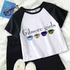 Mulheres Crop Top T Camiseta Mas Primeira Café Gilmore Girlmore Jantar de Luke Verão Tshirt Central Perk Friends TV Show Camisas Camisetas G220228