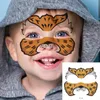 Nieuwe Body Art Waterdichte Tijdelijke Tattoo Stickers Dier Design Fake Tattoo Flash Tattoo Sticker Gezicht Make-up voor kinderen 100 stks DHL