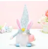 Easter Party Favors Handmade Bunny Gnomes with Light Faceless Dolls Easter Gifts for Kids Women Men