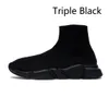 Fashion-Hott Selling Original man woman Shoes speed trainer Sock 1.0 Walking Shoes Paris Lady Black White Red