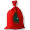Emballage cadeau Joyeux Noël Père Noël Sac Présente Sac Arbre Bonbons Sacs Bouteille Xmas Bag1