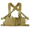 Taktische Tarn-Brust-Rig Molle Vest Accessoire Mag Pouch Magazine Bag Carrier Outdoor Sports Airsoft Gear Combat Assault No06-035