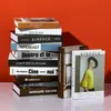 European Fake Book Model Home Decoration Ornaments Popular Books Cover Showvase Display Office Study Room Decoration Crafts Gift T282q