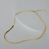 Silvology 925 Sterling Silber Flache Schlangenkette Halsreifen für Frauen Verbesserte Version Schlüsselbeinkette Halskette 925 Minimalistischer Schmuck Q0531