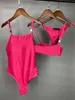 Costume da bagno push up sexy bikini rosso retrò costume da bagno da spiaggia per sport acquatici bikini alla moda femminile