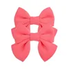 Large Hairs Bow Ties Hair Clips Baby Girls Kids Women Solid Bowknot Hairpin Hair Accessories Good Gift A3066825297