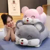 kawaii 봉제 장난감 잠자는 돼지 동물 교차 플러시 펠루 치 햄스터 베개 플러스 담요 이불 에어컨 베개 베이비 토스 5824785