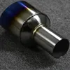 1 peça de aço inoxidável azul cano de escape muffler dica comprimento cerca de 170mm apto para todos os carros coletor de tailpipe