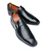 Dress Shoes Men's Leather Business Formal Oxford Men Brogue Breathable Flats Derby