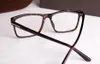 Fashion Rectangle Big-rim Unisex okulary ramka 54-17 zawias sprężynowy wysokiej jakości czysta deska pełna ramka na receptę pełny zestaw etui hurtowych