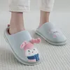 Winter Slippers Comfortable Warm Shoes Female Cotton Rabbit Thick Sole Indoor Bedroom Home Children Couple Women Man Slippers 201023