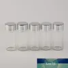 10ml Glass Bottles Screw Cap Silver Aluminium Lid Empty Glass Jars Vials Bottles Sealing up Mason Jars 10ml 100pcs