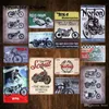 Retro bsa motocicletas estrela dourada placa de metal norton scout estanho sinal de metal vintage cartaz garagem clube pub bar decoração da parede 7012454