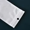 Clear white pearl Plastic bag OPP Zipper Bags Zip lock Retail Packages Jewelry charger cable Phone case PVC Packing Bags HH0063SY