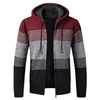 2022 Autumn Winter Jacket Men Warm Cashmere Casual Wool Zipper Slim Fit Fleece Jacket Men Coat Dress Knitwear Male 220107