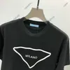 Magliette firmate da uomo T-shirt con stampa di lettere T-shirt a maniche corte tinta unita moda T-shirt da uomo in cotone T-shirt casual