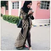 두바이 오픈 아바야 무슬림 히잡 드레스 여성 기모노 jubah kaftan abayas 터키 이슬람 의류 caftan musulman marocain 긴 가운