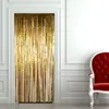 NICEYARD Door Curtain Valance Home Decoration Window Room Divider Flash Line Shiny Tassel String1
