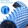 Pet Dog Cat Toiletage Glants de brosses de nettoyage de nettoyage efficace Deshedding Back Massage Rabbit Animal Baignage Épilation des cheveux Gants de chien Comb9691850