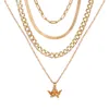 S1877 Fashion Jewelry Multi Layer Necklace Angel hanger ketting ketting9590768