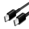 Câbles de charge rapide de 1 m 3 pieds de type C Fil de câble de date USB pour Samsung Note 10 20 HTC Android Téléphone PC