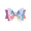 3.5inch Glitter Bow Butterfly Hair Clip Hairpins for Girls Headwear Gradient Rainbow Color Hair Pins Accessories Headwear Party Beach 406 K2