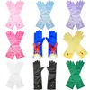 long finger gloves costume