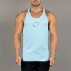 Verão Bodybuilding Tank Top Masculina Roupas Aptidão Singlet sem mangas Algodão Tops Treino Regatas Casuais T-shirt