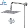 square shower head with hose