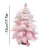 45 Árvore de Natal rosa de 60cm para decorações de casa garotas Presente Rosa Adorável Cedar Cedar Tree para a festa de Natal de 201027