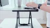 Supporto per tastiera e mouse (nero) Alzata regolabile per scrivanie in piedi/desktop e scrivanie Sit Stand | Solleva fino a 13 pollici di altezza