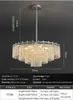 New modern crystal Chandeliers for living room luxury home decor led cristal lamp round dining room hanging light fixture