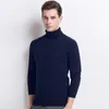 Automne Hiver Cachemire Pull Hommes Col Roulé Hommes Pull À Manches Longues Chaud Hommes Pull Laine Tricots Chandails Pour Hommes 201203