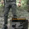 Pantaloni cargo tattici IX9 City Uomo Combattimento SWAT Pantaloni militari dell'esercito Cotone Molte tasche Stretch Flessibile Uomo Pantaloni casual Taglia H1223