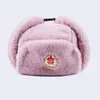 Radziecka odznaka Ushanka Rosjanie mężczyźni kobiety Winter Hats Faux Rabbit Fur Army Wojskowy kapelusz Bomber Hat Trapack Earflap Snow Ski Cap 24935306
