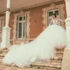 Robe de mariée de luxe en dentelle perlée, Sexy, avec des Appliques, sur mesure, manches longues, dos creux, robes de mariée, 2021