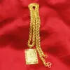 Exaggerated Long Chains 24K Gold Wide Necklace for Men Jewelry Big Gold Necklace Buddha Chinese Dragon Totem Necklace for Men Y1221999250