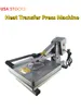 LOCAL WAREHOUSE 15*15 inch Sublimation Heat Transfer Press Machines LED Display USA Plug Clamshell Digital Professional DIY Industrial Tool for Clothes T Shirt