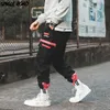 SingleRoad Hip Hop Harem Cargo Pants Hommes Poches Latérales Pantalons Joggers Streetwear Mode Homme Casual Pantalons De Jogging Jogger Hommes 201110