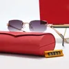 montures de lunettes pour hommes lunettes de soleil vendeur cadre rond marron doré argent ornemental hommes femmes luxe vintage avec boîte d'origine