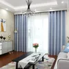 Modern Chenille Jacquard High Shading Window Curtain Blackout Livingroom Curtains For Bedroom Living Room Rideaux Chambre LJ201224