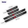 4pcs Carbon Fiber Door Sills Guards Sticker For Sline Quatrra A3 A4 A5 A6 A7 A8 TT Q3 Q5 Q7 A1 B5 B6 B7 B8 B9 8P C6 C5 C79262591