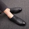 Män skor läder oxfords skor för manlig mode casual footwear brittiska lägenheter bröllopsfest skor mjuk zapatos piel hombrre