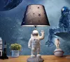 Spaceman Cartoon table lamp creative American simple modern