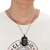 Colliers pendants Aziz Bekkaoui Collier de couple Tags pour hommes Femmes CARTES AMOUR AMOUR CONCIER