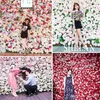 Artificial Hydrangea Flower Wall 40*60cm Christmas Decoration Photography Backdrop Romantic Wedding Decor Flowers Party Supply WVT0502