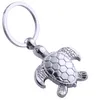 Gratis frakt av DHL New Zink Alloy Turtle Shaped Key Chains Novelty Metal Key Rings Present WB2899