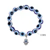 Kamień naturalny Bransoletki Evil Eyes Unisex Fashion Blue Eye Bransoletka Party Biżuteria Proste bransoletki Evil-eye Hand Lucky